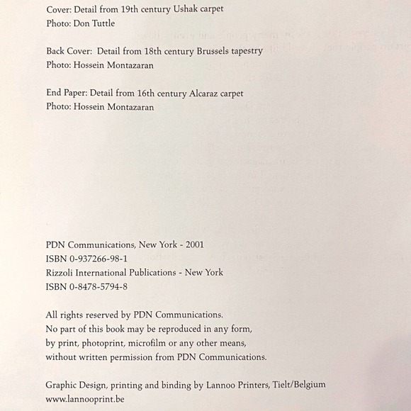 The Splendor of Antique Rugs and Tapestries by Parviz Nemati (2001 Hardcover) - Picture 3 of 6